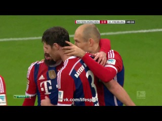 Бавария - Фрайбург 2:0 видео